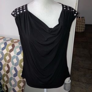 Black MK tank top